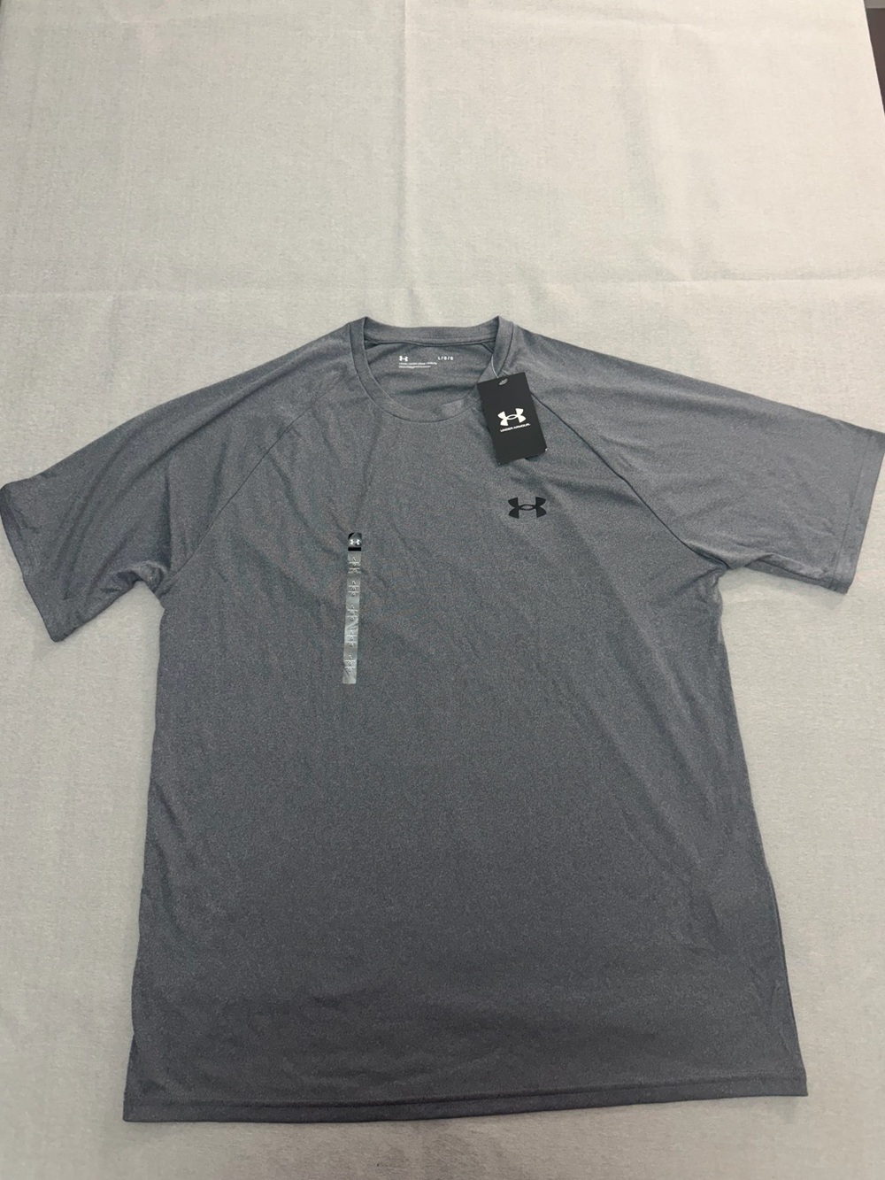 Under Armour Men's Velocity 2.0 Short-Sleeve T-Shirt Gray Size L New